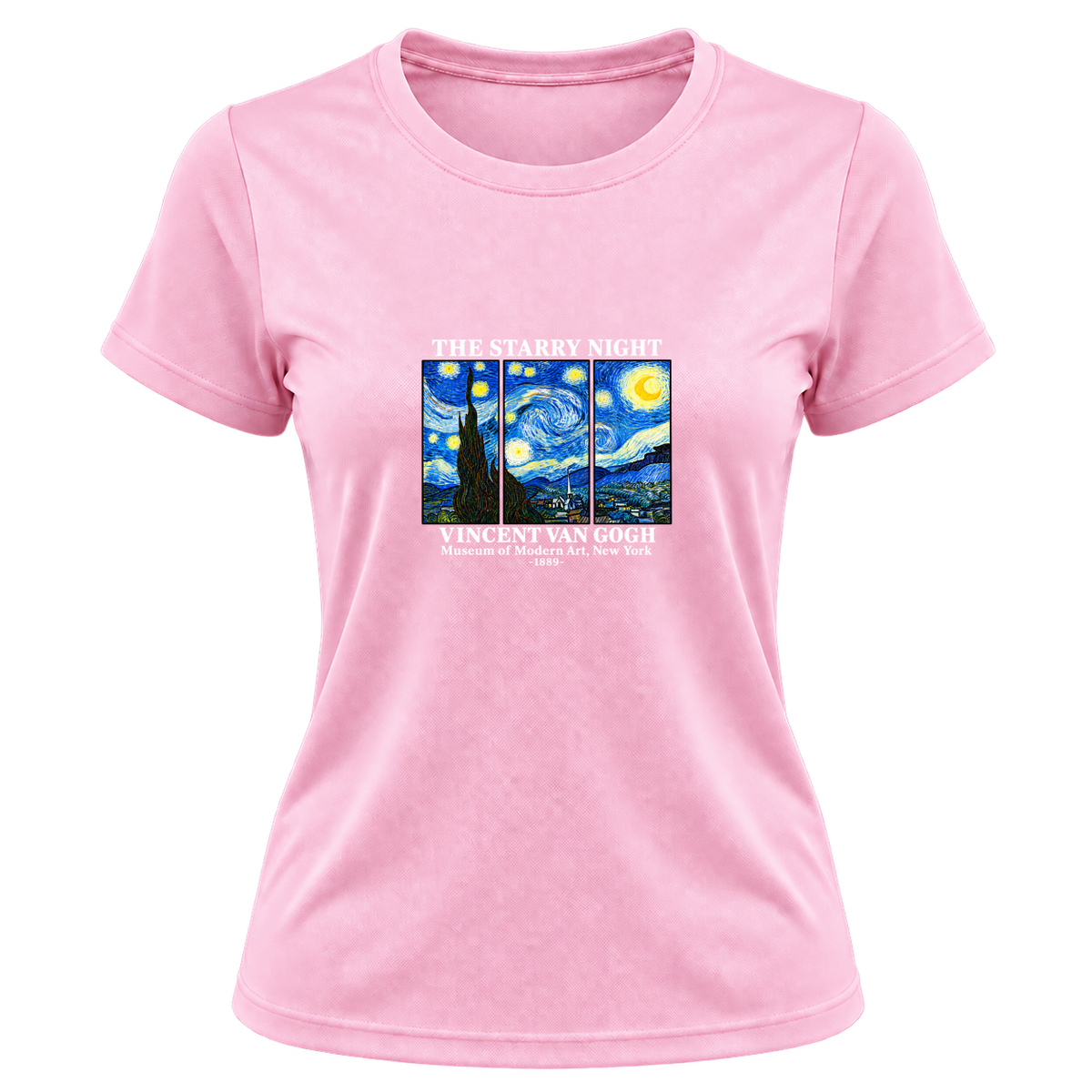 "Camiseta Dryfit Feminina Basic - Van Gogh" Camiseta Dryfit Feminina Basic