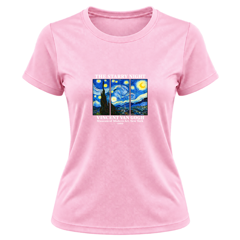 "Camiseta Dryfit Feminina Basic - Van Gogh" Camiseta Dryfit Feminina Basic