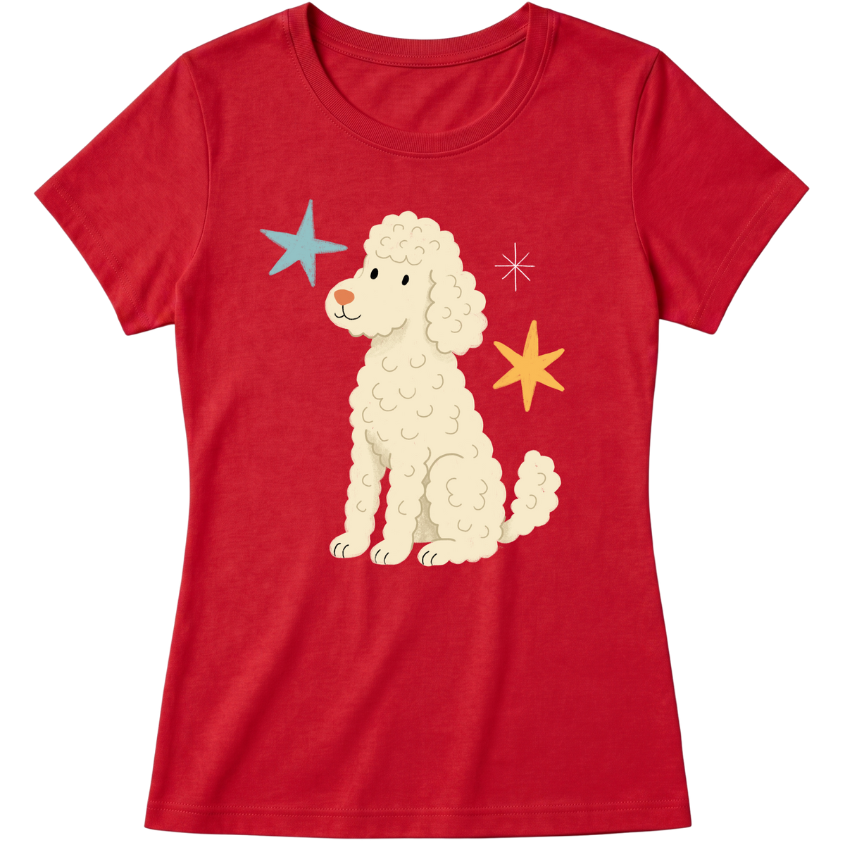 "Poodle" Blusa Baby Look