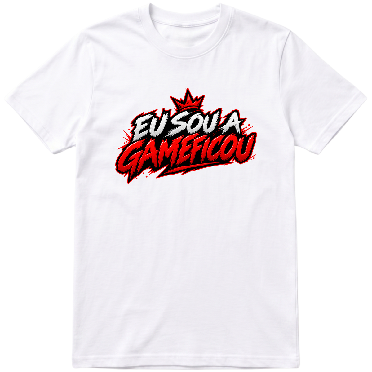 "Camisa eu sou a GameFicou" Camiseta Premium Unissex Bunker Studios