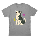 "Husky siberiano" Camiseta Básica Unissex