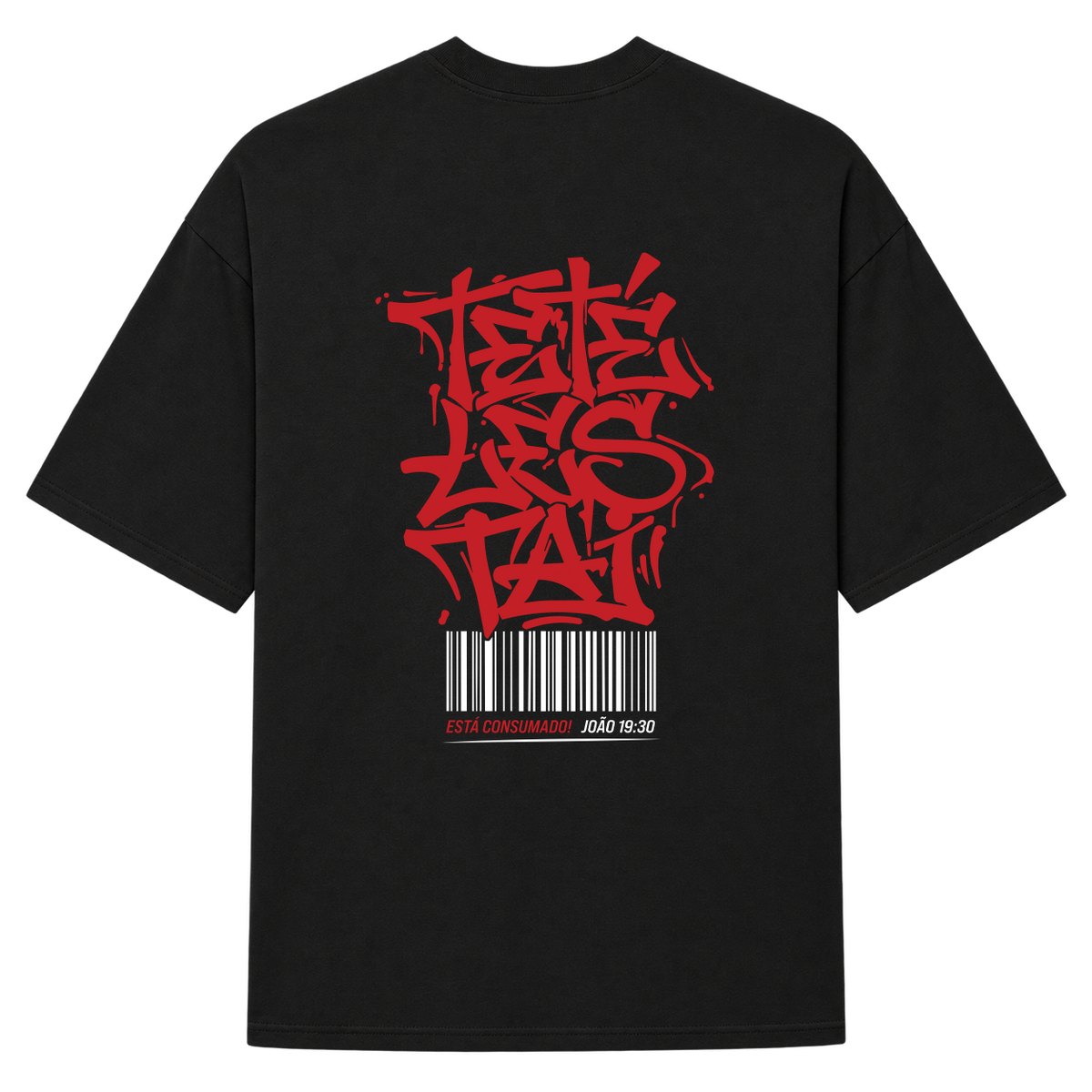 "Tetélestai - Está consumado!" Camiseta Oversized Suedine 220g