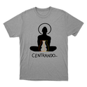 "centrando meditação" Camiseta Básica Unissex