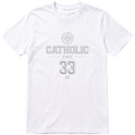 "F&C Catholic Since 33 AD" Camiseta Premium Unissex Bunker Studios