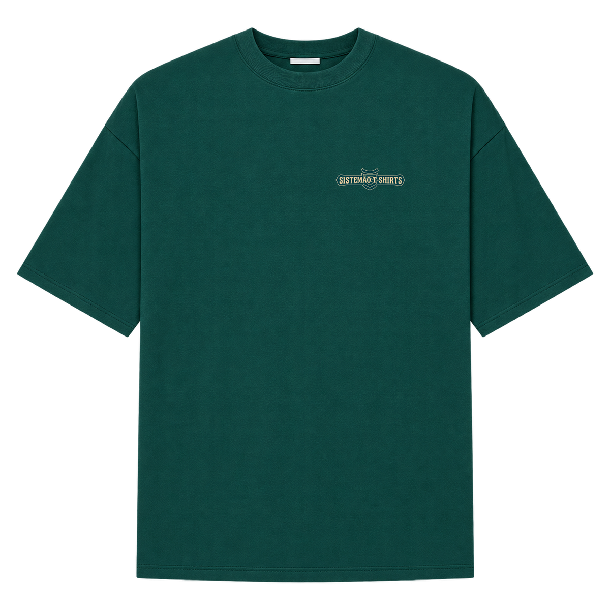 "Estampa/AMÉM" Camiseta Oversized Suedine 220g