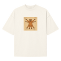"Capivara Vitruviana DTG" Camiseta Oversized Suedine 220g