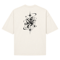 "Camiseta Oversized Suedine Cyber Flower" Camiseta Oversized Suedine 220g