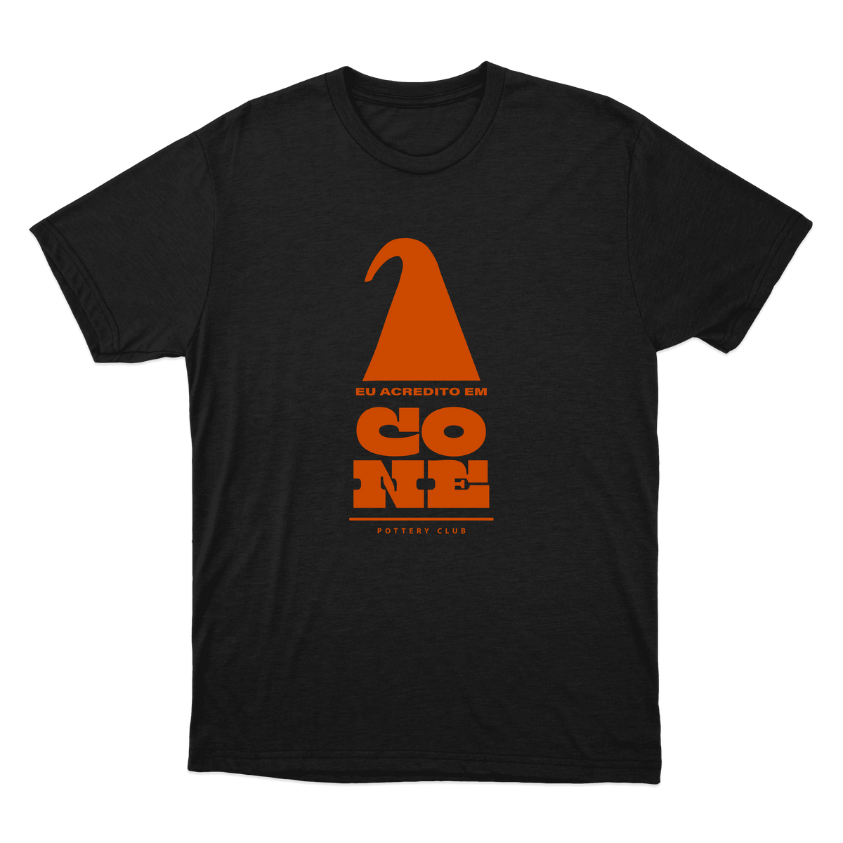 "Eu acredito em cone" Camiseta Básica Unissex