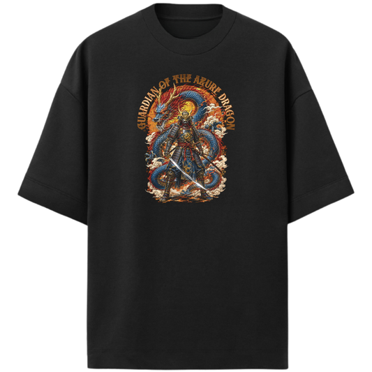 "SAMURAI & BLUE  DRAGON" Oversized Premium