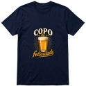 "Copo da Felicidade" Camiseta Básica Unissex