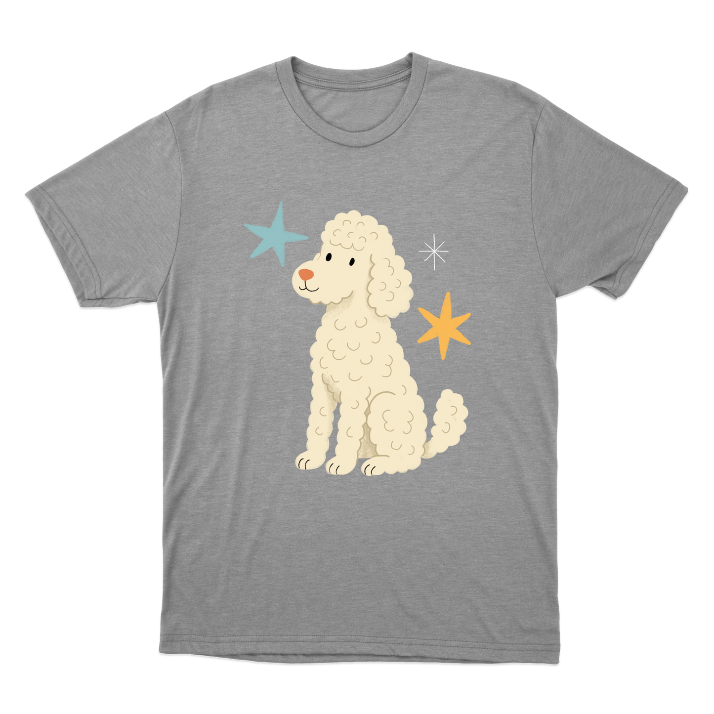 "Poodle" Camiseta Básica Unissex