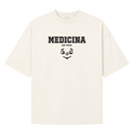 "Medicina" Camiseta Oversized Suedine 220g
