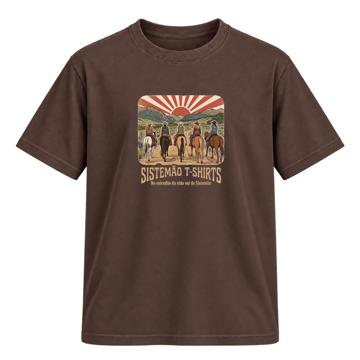 "Estampa/AMAZONAS" Camiseta Regular Suedine
