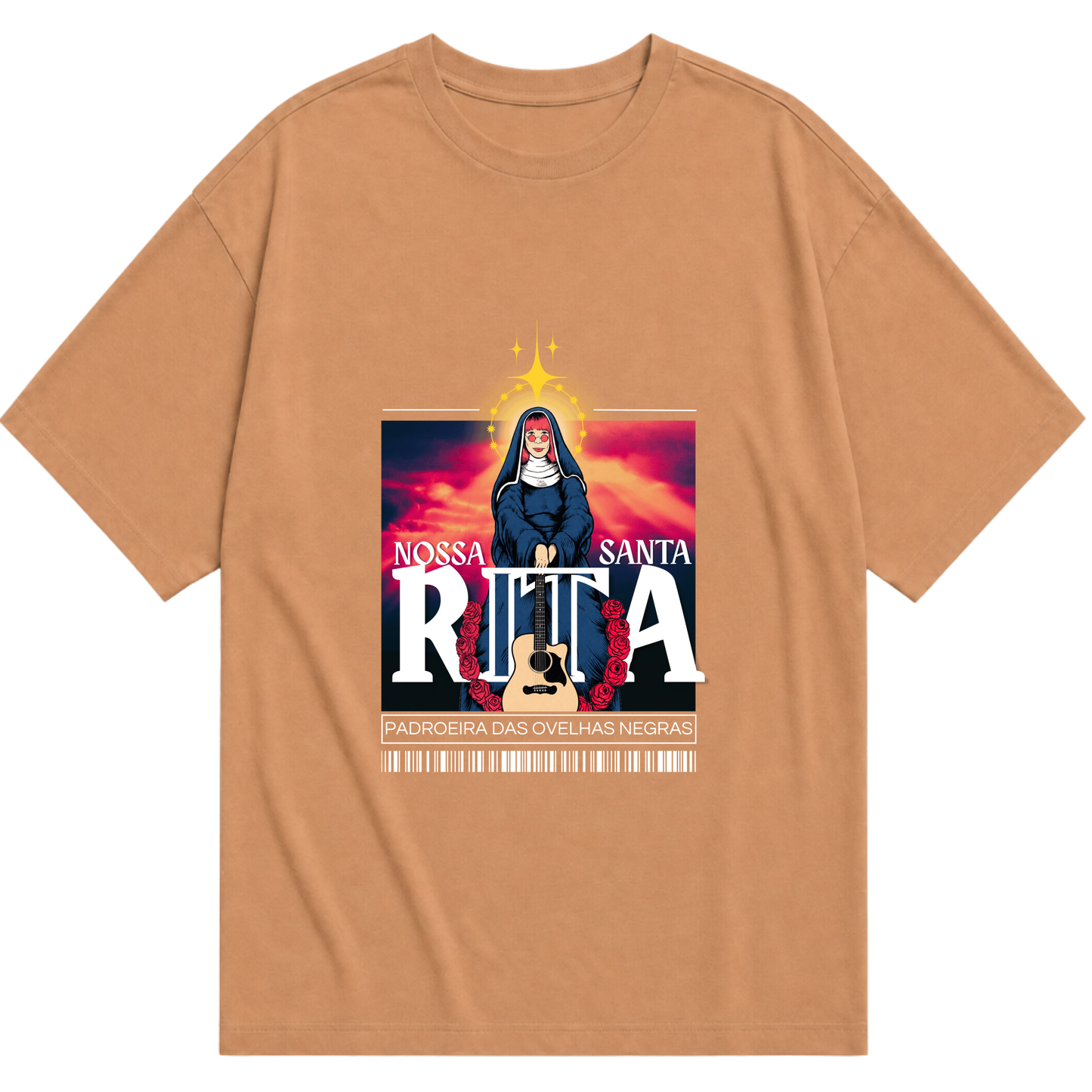 "Santa Rita Lee" Camiseta Oversized Básica