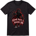 "GAME,ROCK E ANIME BB camisa basica GameFicou" Camiseta Premium Unissex Bunker Studios