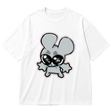 "Cute little mouse" Oversized Premium 96% algodão 4% Elastano