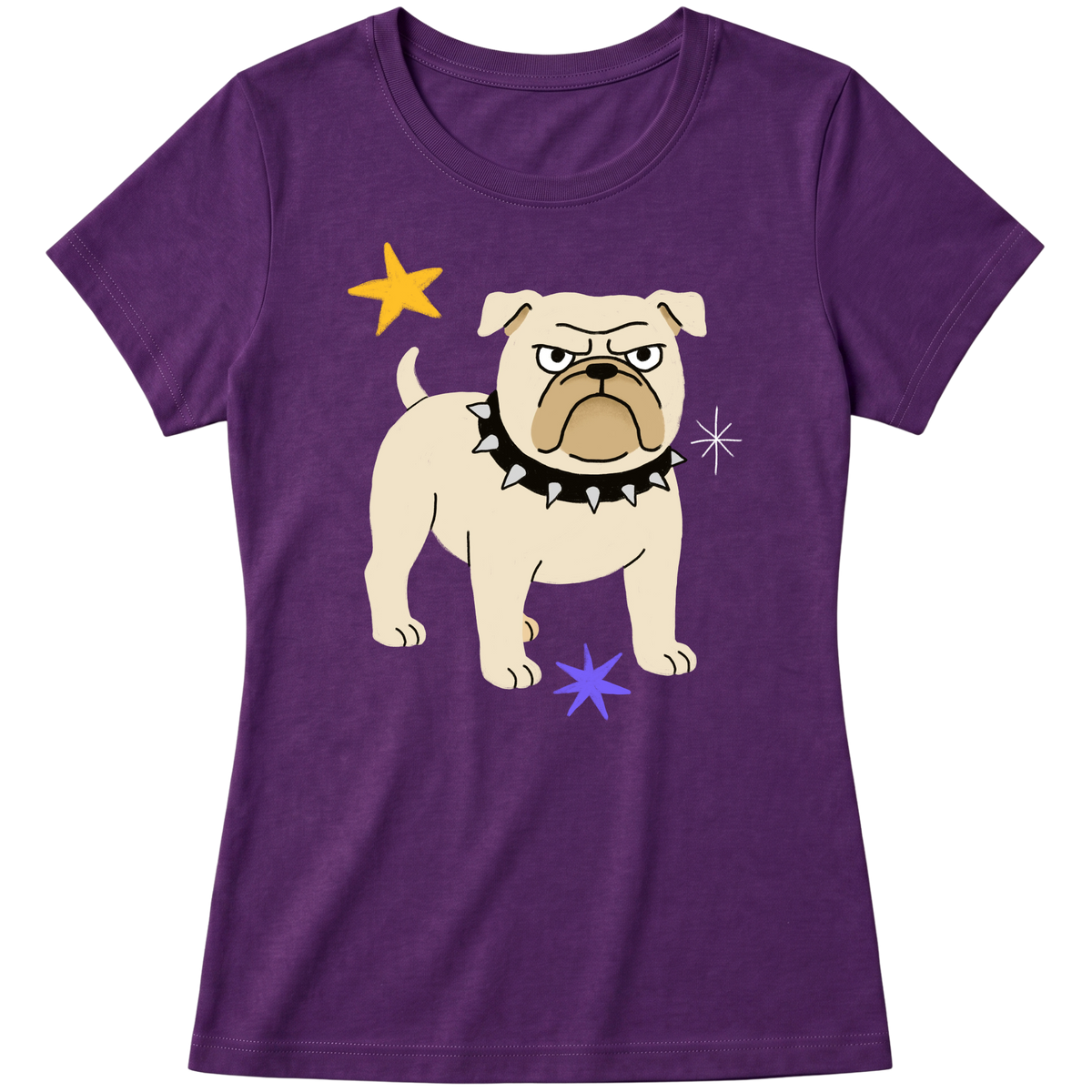 "Bulldog" Blusa Baby Look