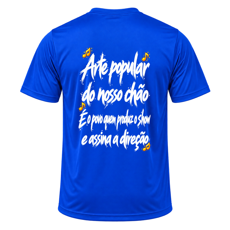"Camiseta Dryfit Masculina Basic- Art popular o nosso chão" Camiseta Dryfit Masculina Basic