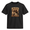 "Estampa/QUEM ME GUARDA" Camiseta Regular Suedine