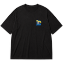 "Super Poderosa Azul" Oversized Premium 96% algodão 4% Elastano