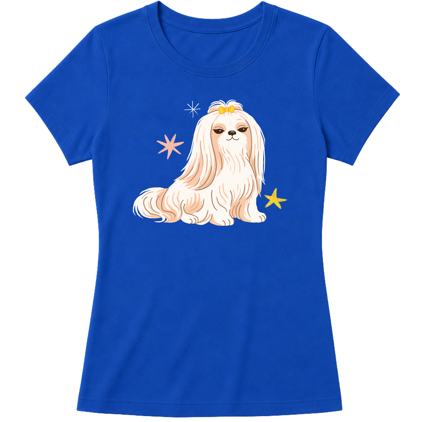 "lhasa apso" Blusa Baby Look