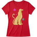 "Galgo Afegão" Blusa Baby Look