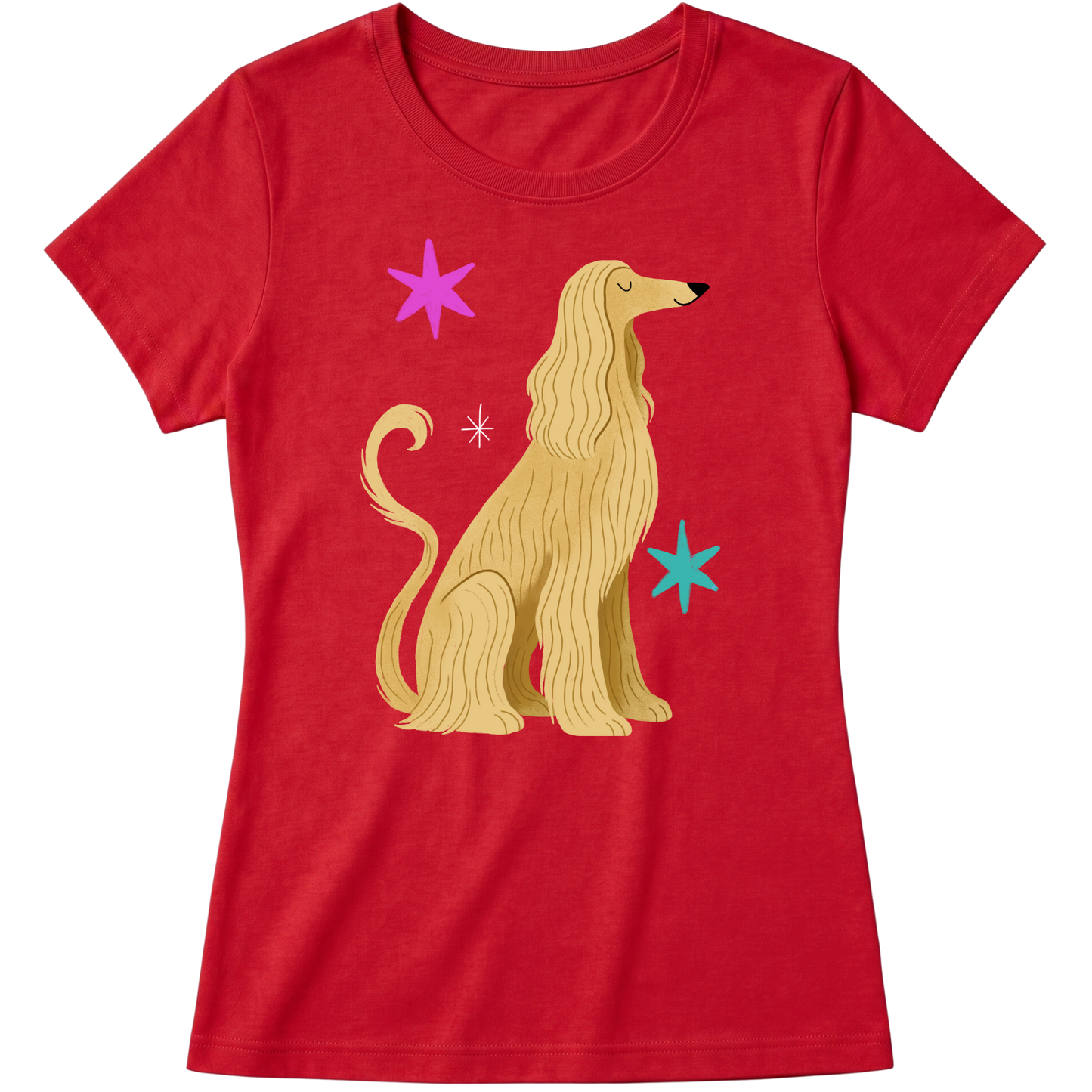 "Galgo Afegão" Blusa Baby Look
