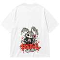 "Camiseta Oversized Cotton - Rebel" Oversized Premium 96% algodão 4% Elastano
