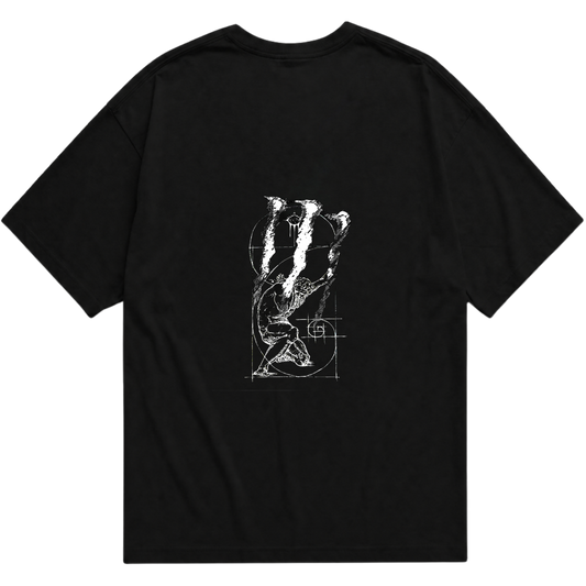 "The philosopher t-shirt-zento" Camiseta Oversized Básica