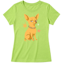 "Chihuahua de pelo curto" Blusa Baby Look