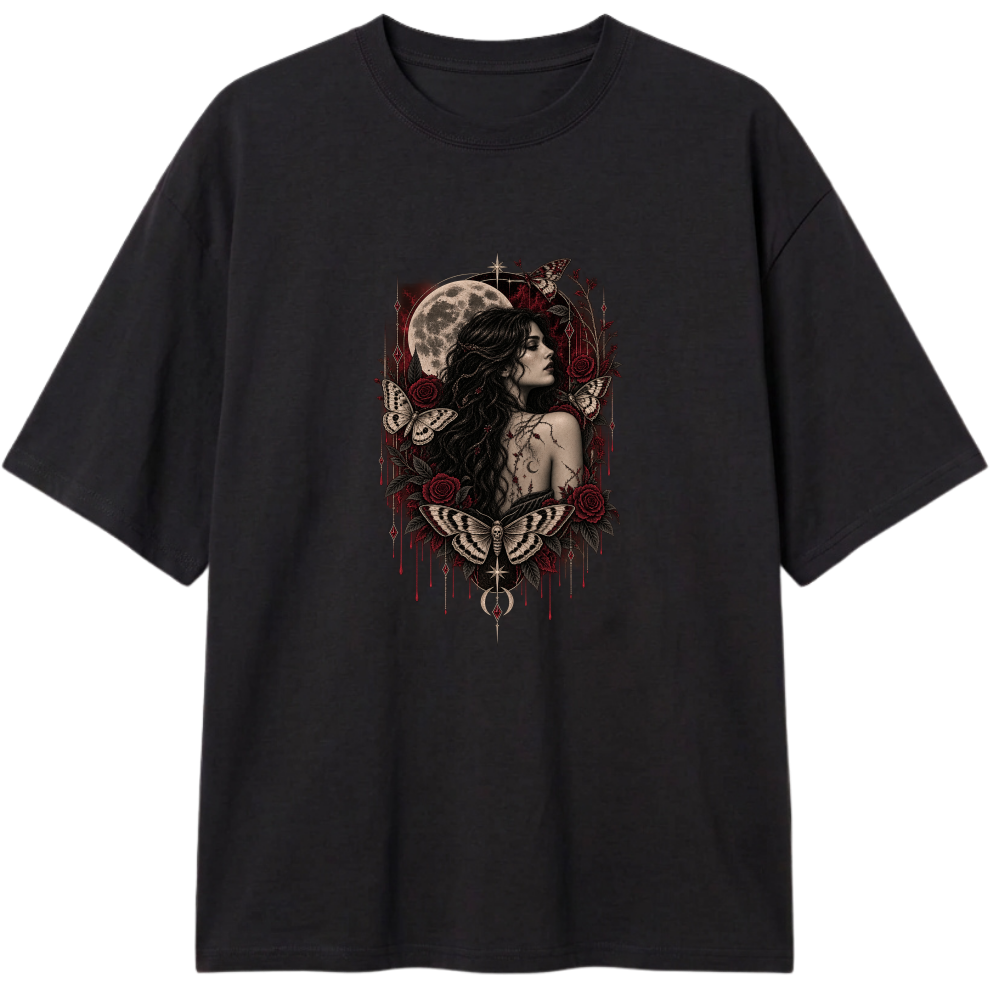 "Camiseta Oversized - Moth Souls" Camiseta Oversized Classic