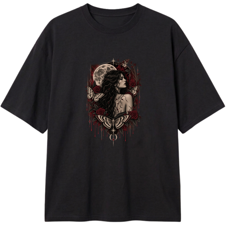 "Camiseta Oversized - Moth Souls" Camiseta Oversized Classic