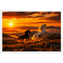"Por do Sol" Quadro caixa sem vidro acrílico
