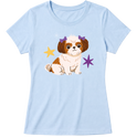 "Shih-tzu" Blusa Baby Look