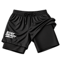 "Short Dryfit Basic 2 em 1  - Stay Ready" Short 2 em 1
