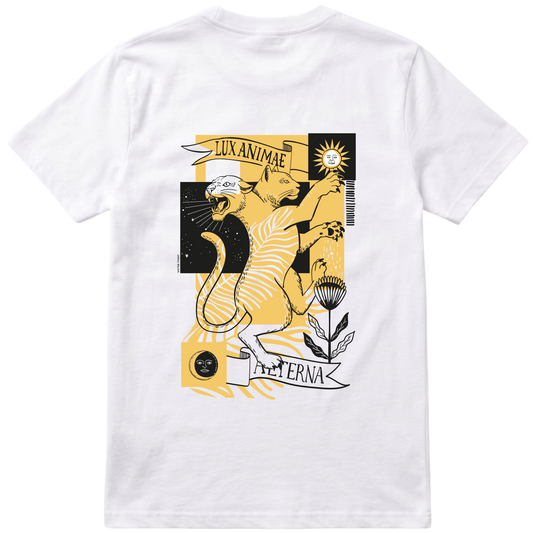 "Onça Parda - camiseta frente e verso" Camiseta Premium Unissex Bunker Studios