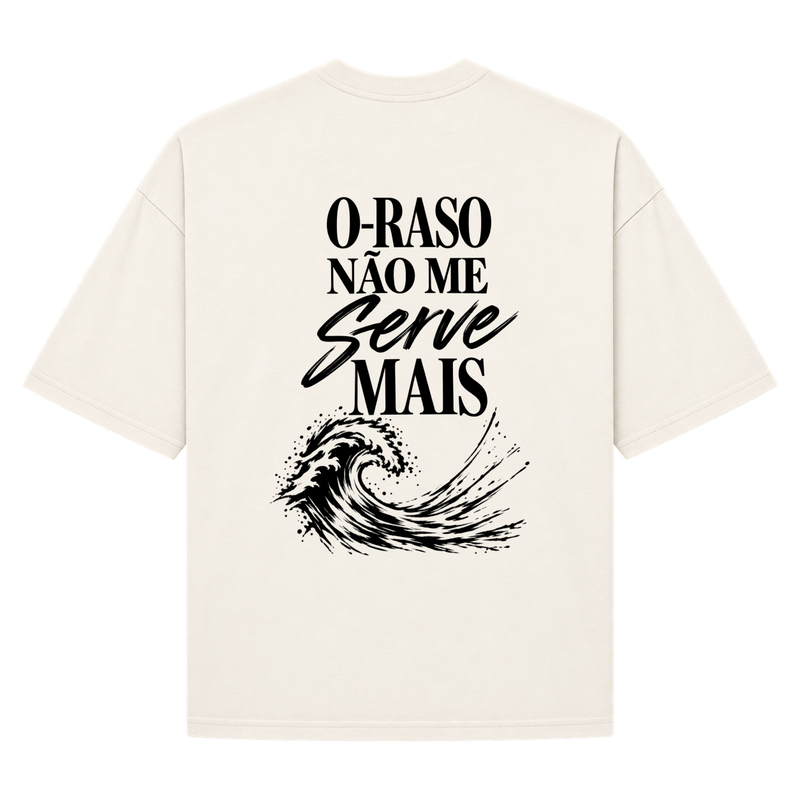 "FENDS -- O RASO NÃO ME SERVE MAIS (OVER)" Camiseta Oversized Suedine 220g