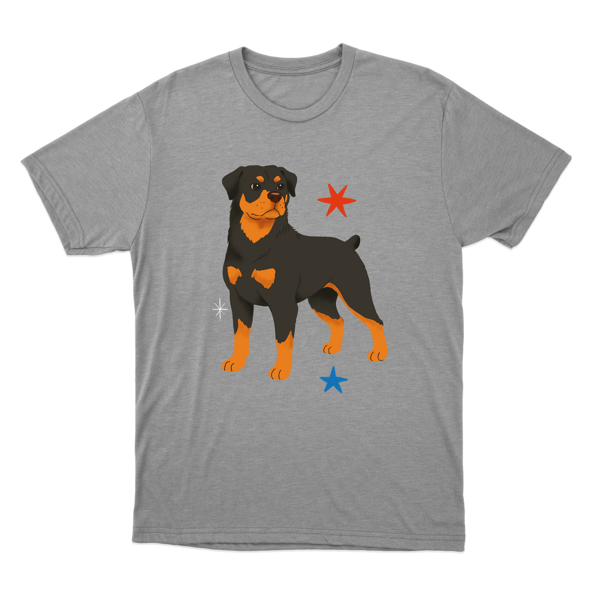 "Rottweiler" Camiseta Básica Unissex
