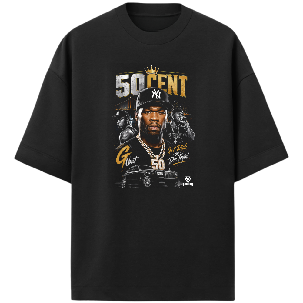 "Camiseta Oversized 50CENT" Oversized Premium