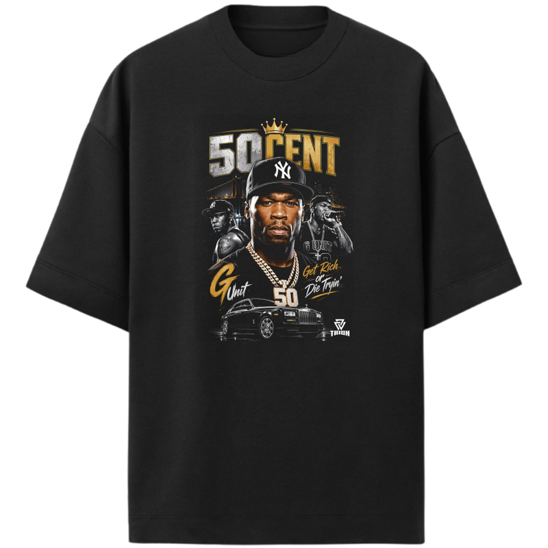 "Camiseta Oversized 50CENT" Oversized Premium