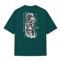 "Oversized Suedine - Warrior Mindset" Camiseta Oversized Suedine 220g