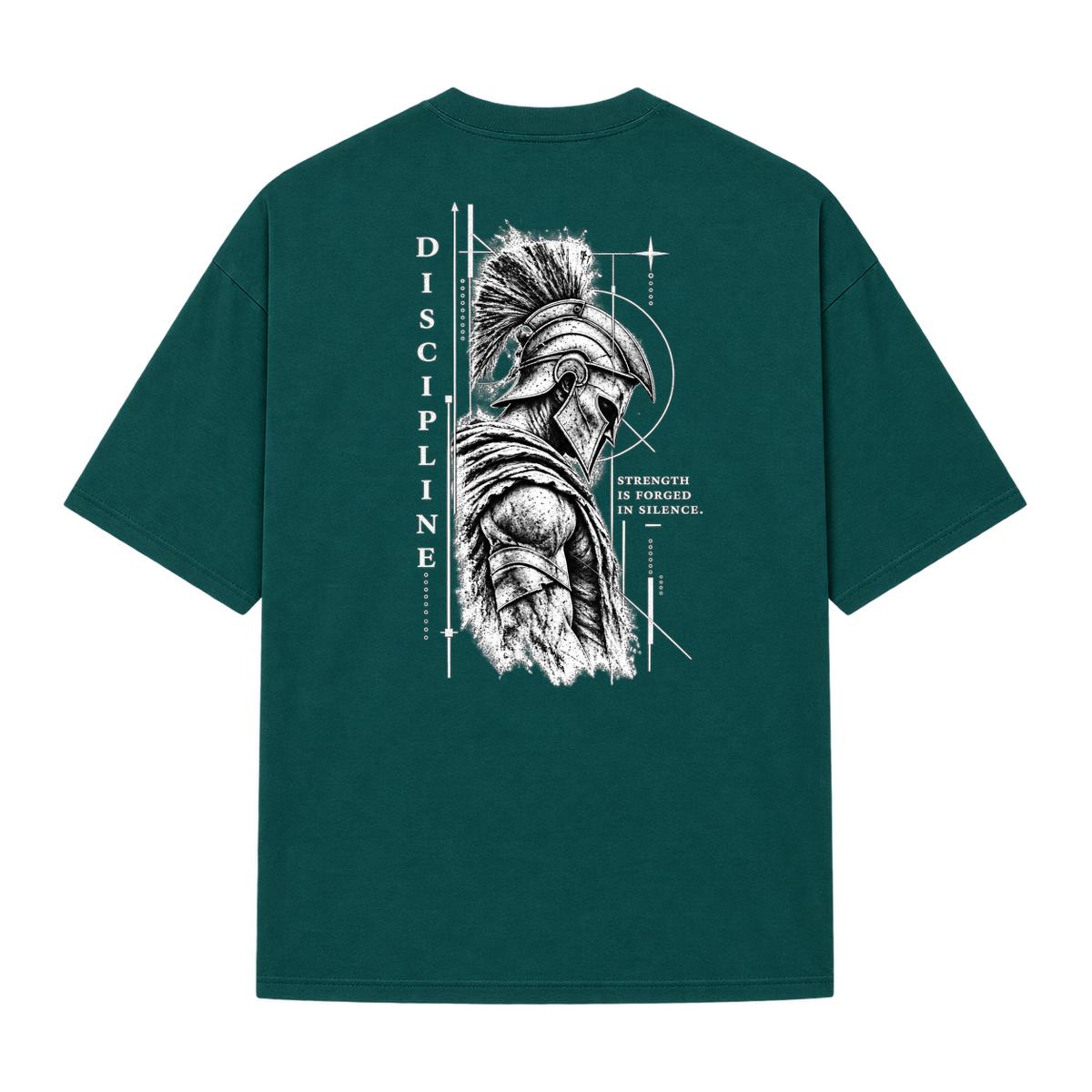 "Oversized Suedine - Warrior Mindset" Camiseta Oversized Suedine 220g