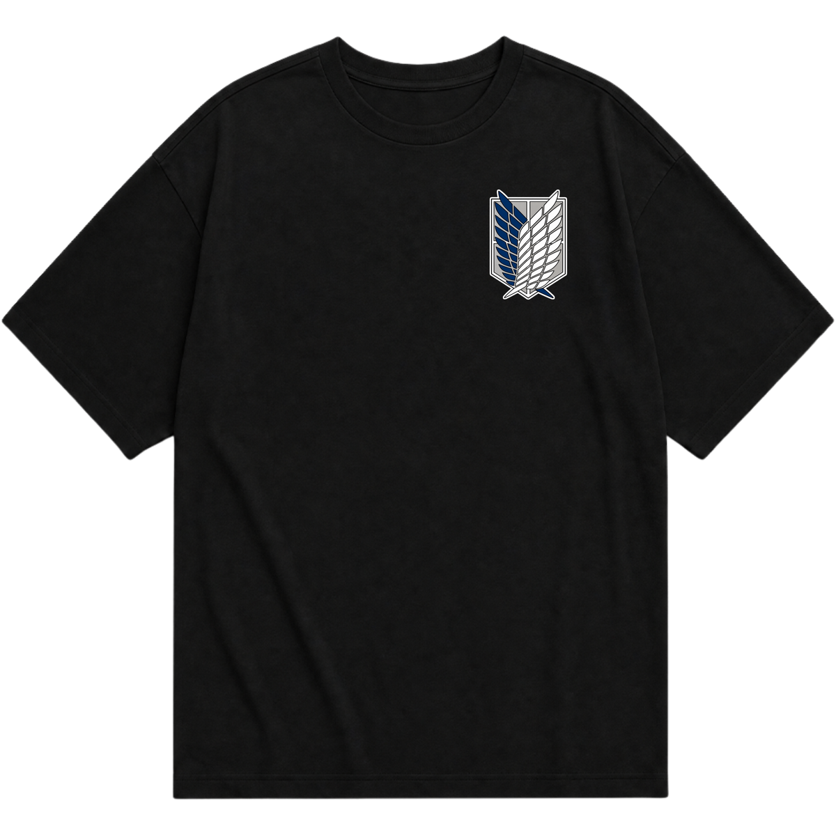 "Camiseta Oversized assas da liberdade" Oversized Básica 30.1