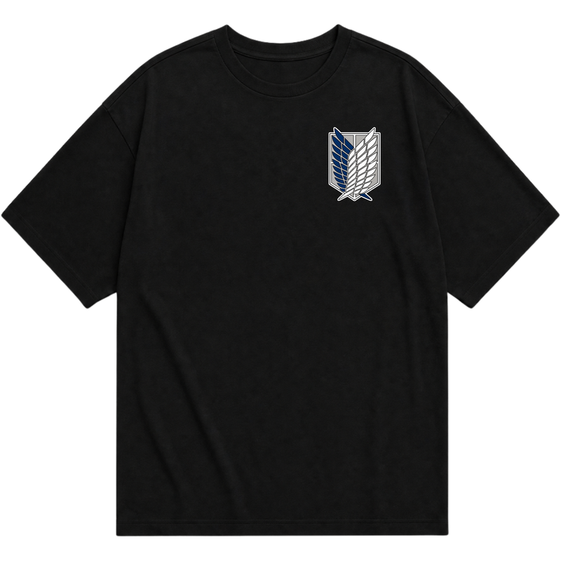 "Camiseta Oversized assas da liberdade" Oversized Básica 30.1