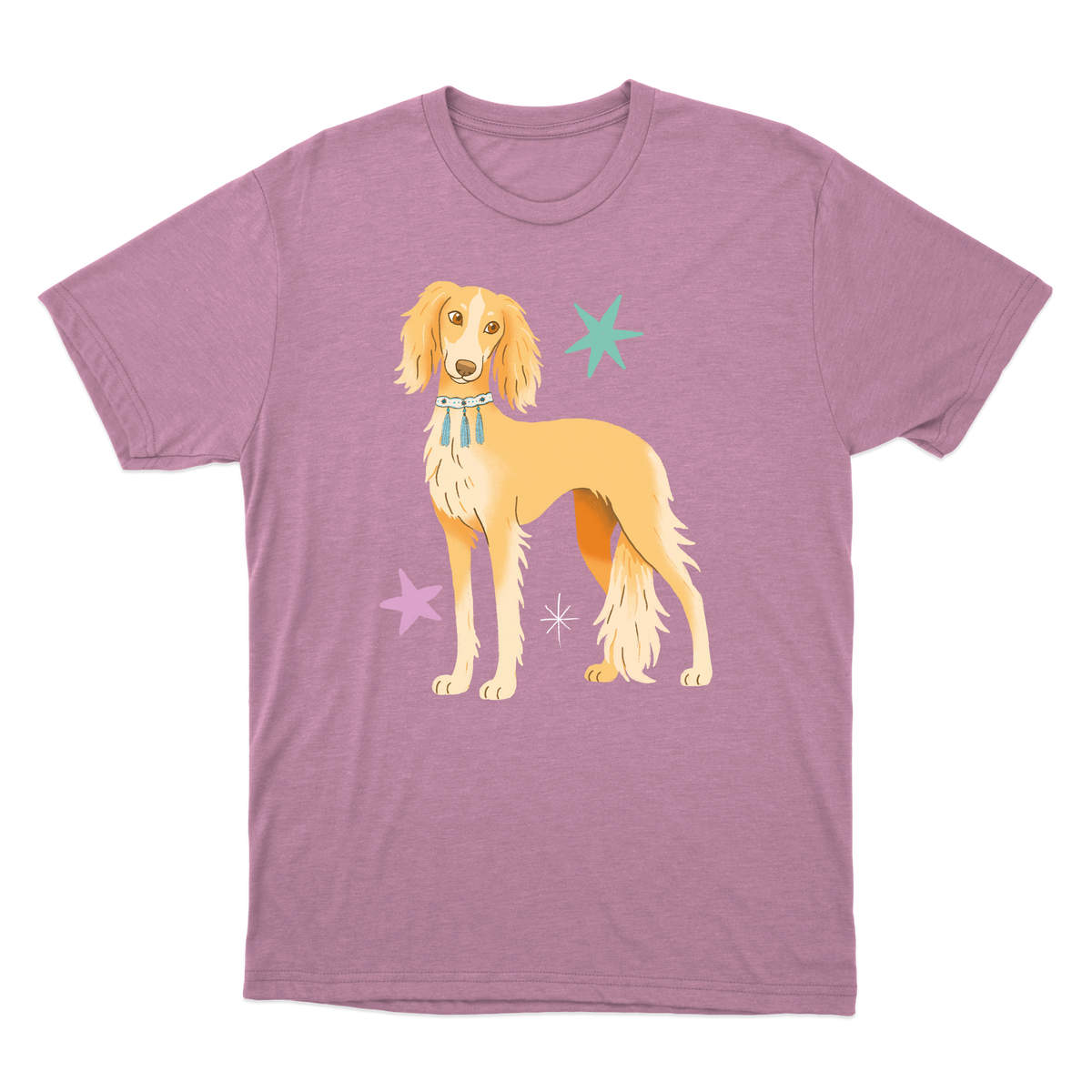 "Saluki" Camiseta Básica Unissex
