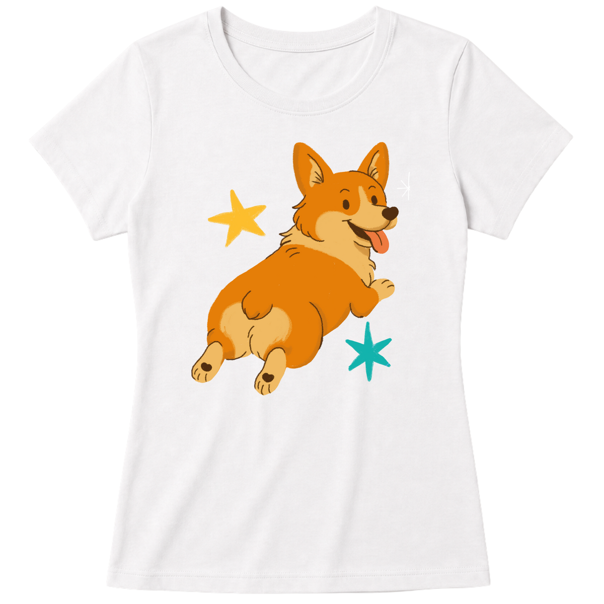 "Corgi" Blusa Baby Look