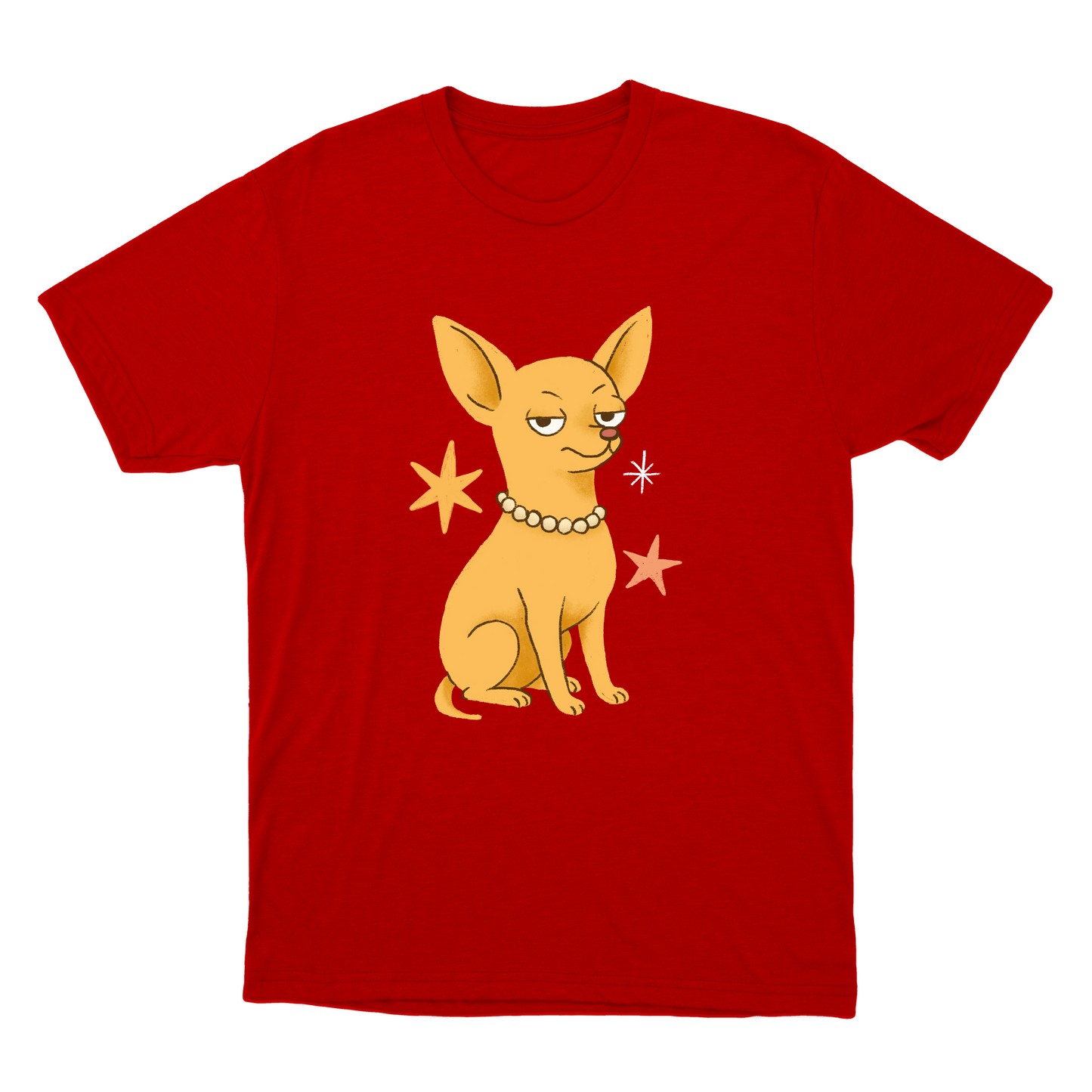 "Chihuahua de pelo curto" Camiseta Básica Unissex