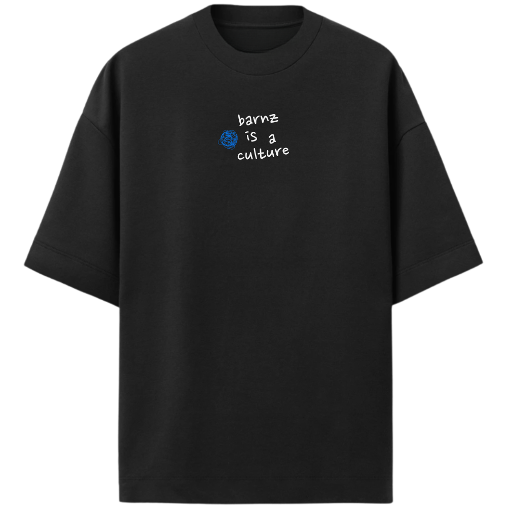 "Camiseta Oversized Barnz Is a Culture" Oversized Premium