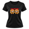 "Camiseta You &me gatinhos sanduíche" Camiseta Dryfit Feminina Basic