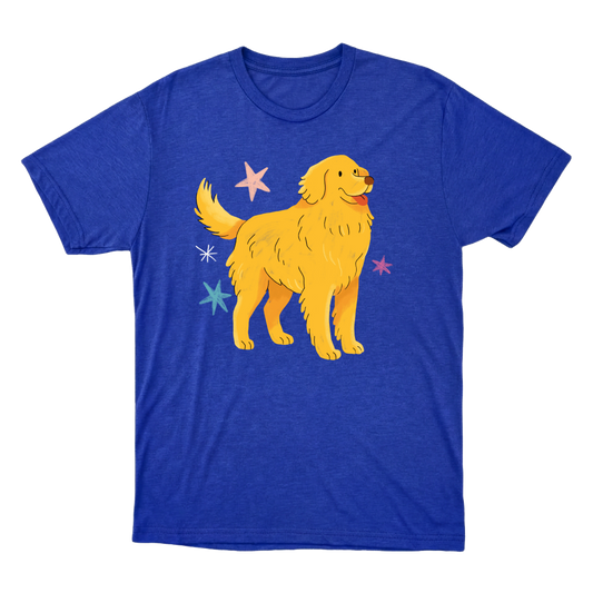 "Golden retrivier" Camiseta Básica Unissex